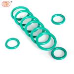 Flexible Green Silicone Gaskets O Rings In Industrial Settings