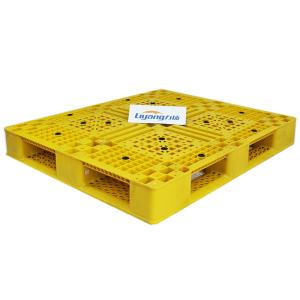Quality Light HDPE PP Injection Moulded Plastic Pallets 1500x1500mm Yellow wholesale