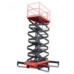 Tall Workshop Narrow Scissor Lift Outdoor Indoor Scissor Lift 400kg