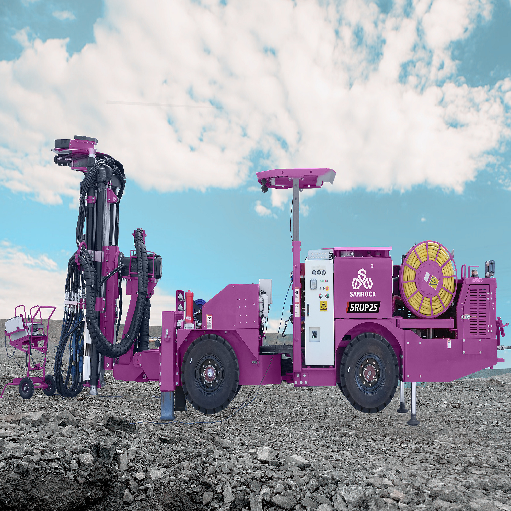 Underground Jumbo Drilling Rig Tunnel Construction Machine Hydraulic Mining Drilling Rig