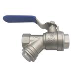 0.223kg Package Gross Weight Y Type Strainer Stainless Steel Ball Valve for