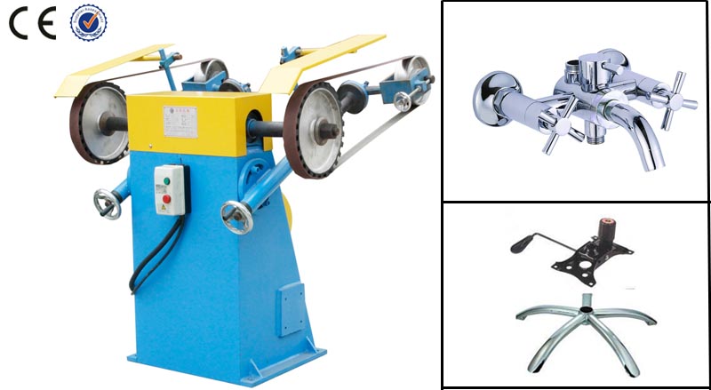 Vertical Manual Surface Metal Deburring Machine Low Maintenance Rate For Small Parts
