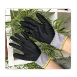 Wood Working Anti Abrasion Cut Resistant With Foam Nitrile Dipping Safety Gloves
