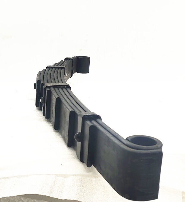 Motorcycle Body Parts 8 Pcs Rear Suspension Leaf Plate Spring Shock Absorber in Black
