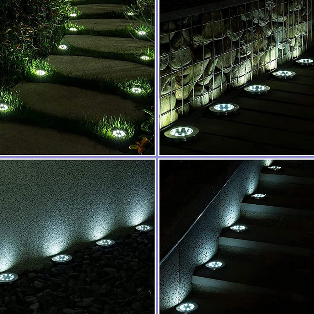Garden LED Solar Powered Lights IP65 0.5W Solar Pathway Lights