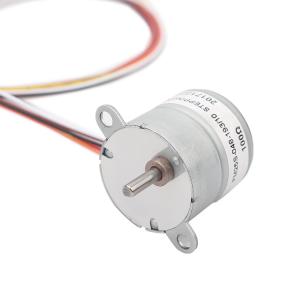 Quality 12vDC Permanent Magnet Geared Stepper Motor PM25 Micro Gearbox Motor 25mm wholesale