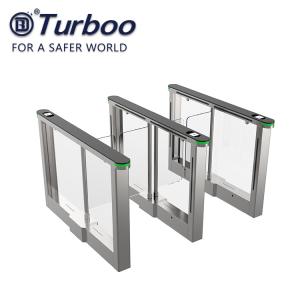 Quality Electronic Baffle Swing Barrier Gate 24VDC Brushed Motor For Building Entrance wholesale