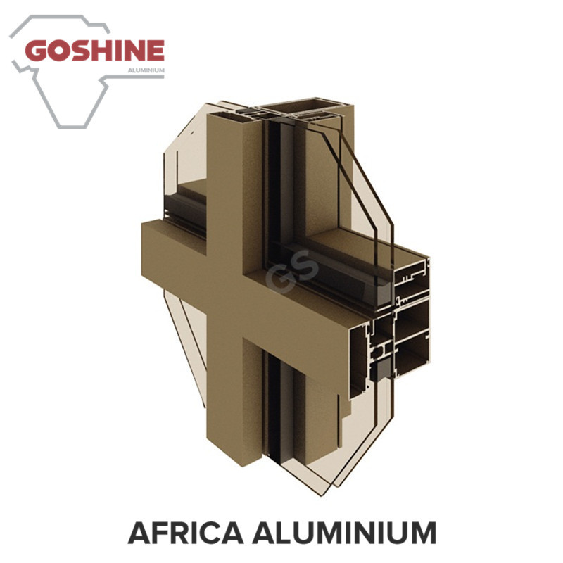 windows and doors wall aluminium extrusion profiles accessories for West Africa