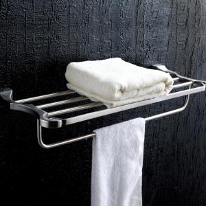 Quality Home SS 304 Towel Rack Modern Wall Mounted Stainless Steel Towel Hanger wholesale