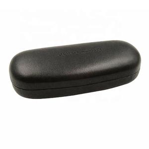 Quality Embossed Logo PU Reading Glasses Case Matte Surface 156*61*40mm wholesale