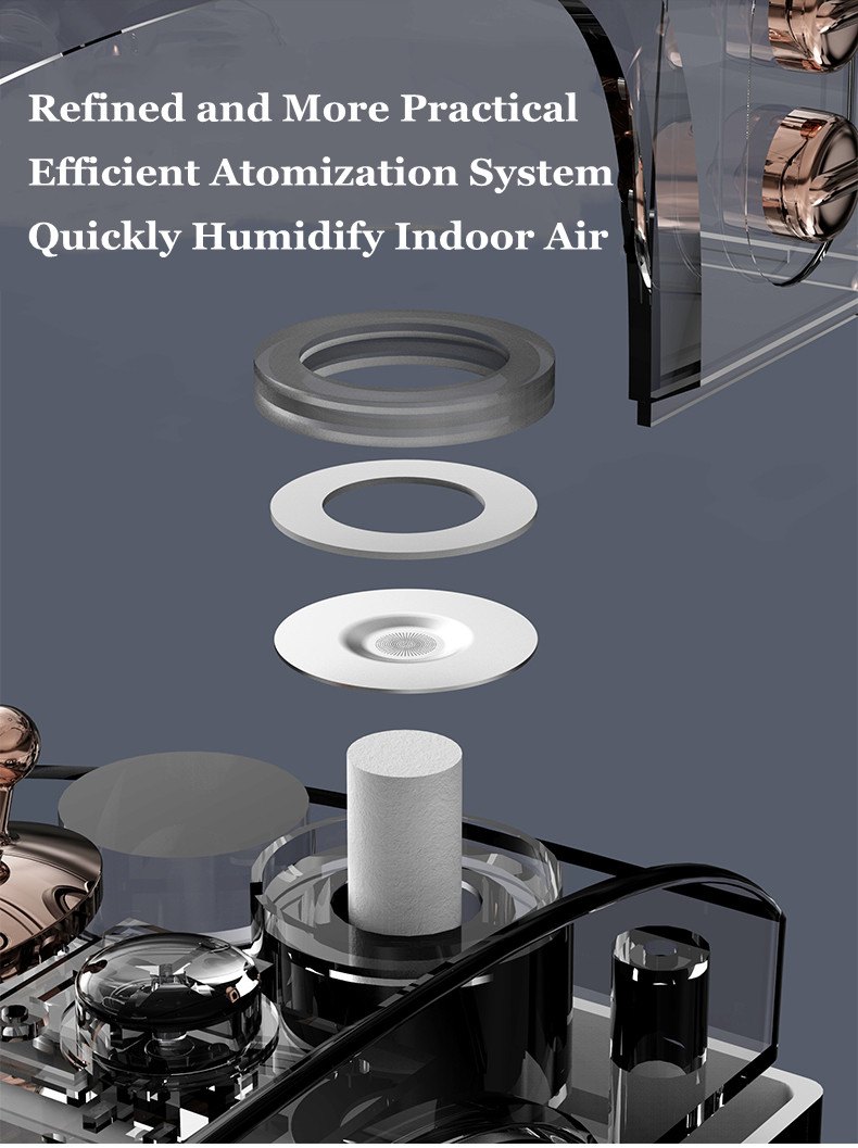 Creative TV Cute Pet Ultrasonic Air Humidifier Portable Wireless USB Rechargeable Cool Mist