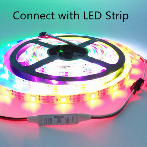 3 Button Mini LED Strip Controller Wireless Rgb For WS2811 WS2812 DC5 To 12V