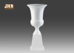 Durable Fiberglass Planters Floor Vase Glossy White