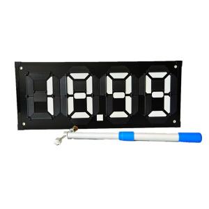 Quality Manual Price Adjustment, Reflective And Transparent Fuel Price Display Panel Of Gas Station wholesale
