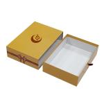 Black Drawer Gift Boxes for Custom Logo Silk Scarves Underwear Socks Panties