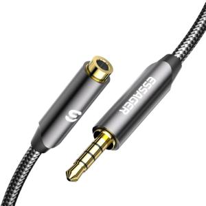 Quality 3.5mm Jack Male To Female Audio Cables 24K Gold Plating for Speaker Headphone Car wholesale