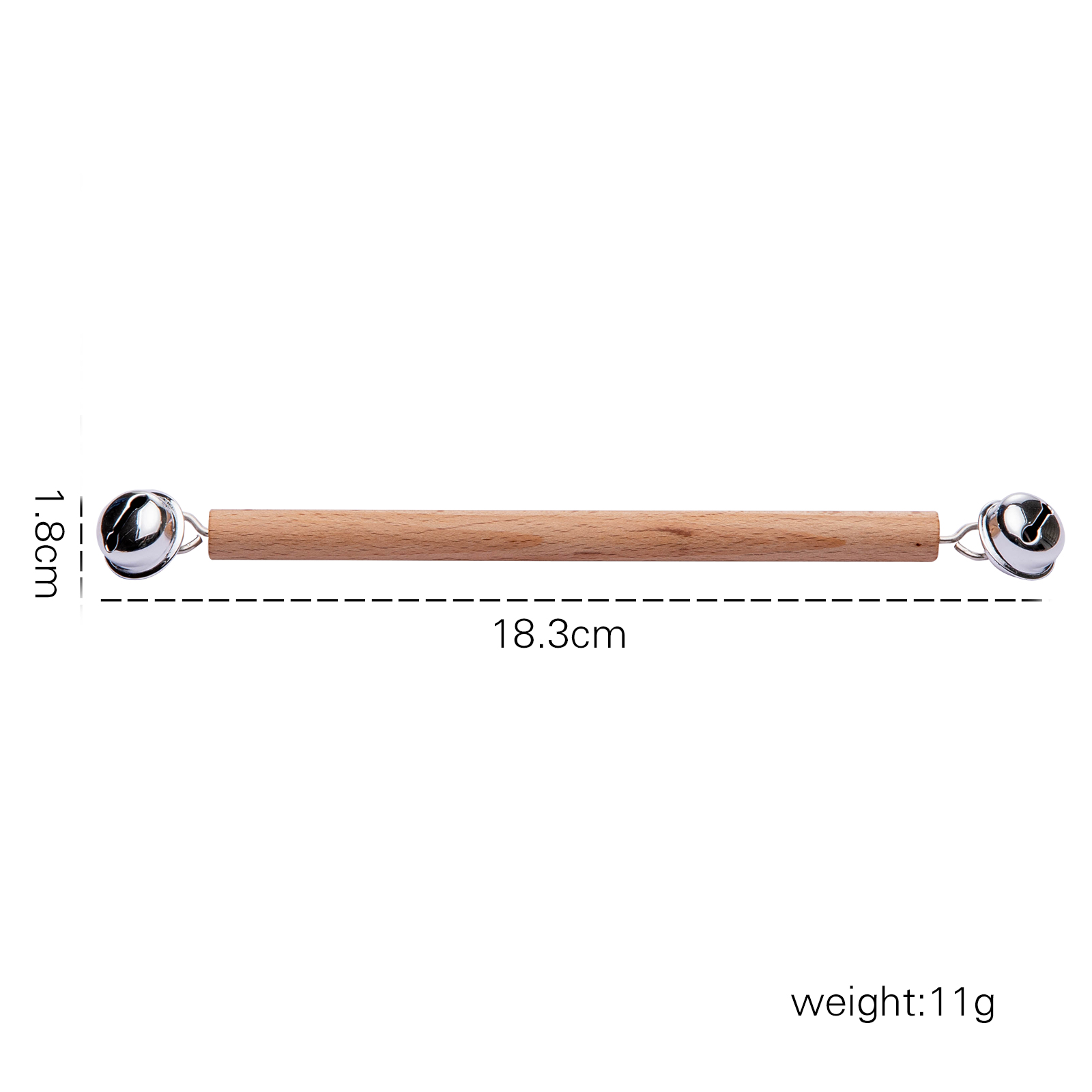 Graphic Rattles 7Pc Wooden Teether For Baby Wooden Teething Ring