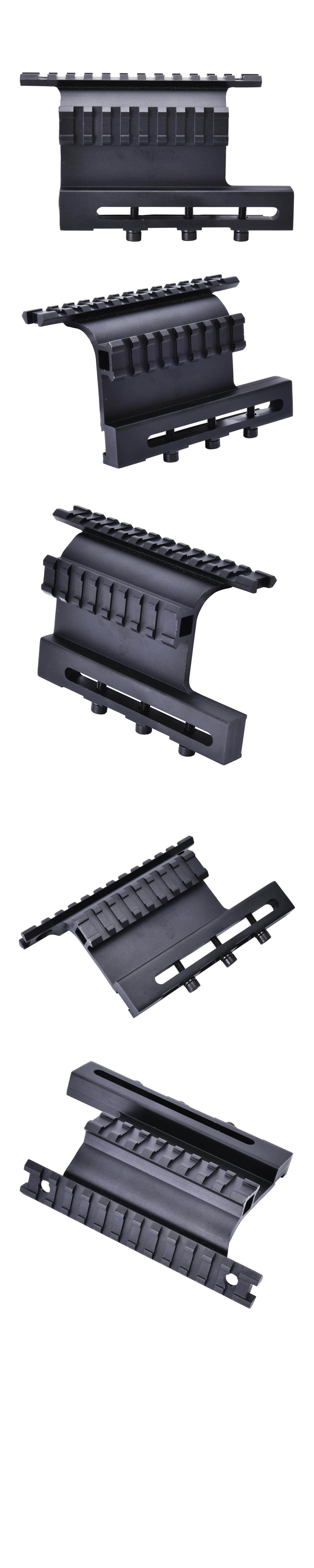 Scope and Laser Fit Y0049 Tactical Optic Side Mount with 21mm Width Scope Mount Base