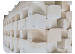 Yellow Insulating Silica Refractory Bricks Zero Expansion Heat Resistance