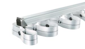 Quality Aluminum Alloy customized Length Double Curtain Track Wall Mount wholesale