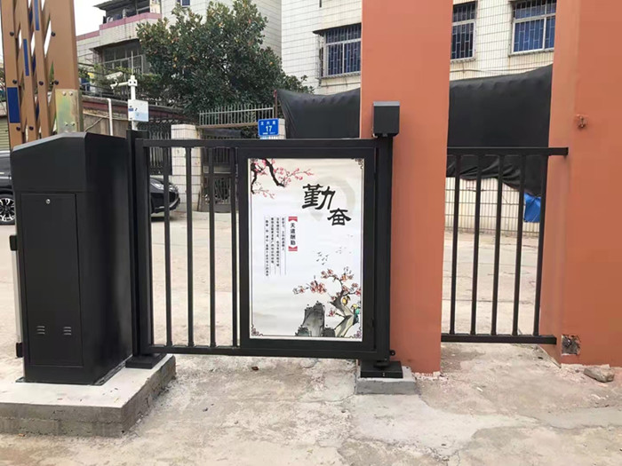 Small Smart Pedestrian Side Door Intelligent Advertising Gate at Entrance and Exit of Community