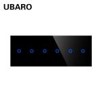 228 Type 222Gang Stylish Tempered Glass Touch Light Switch Wifi Smart Light