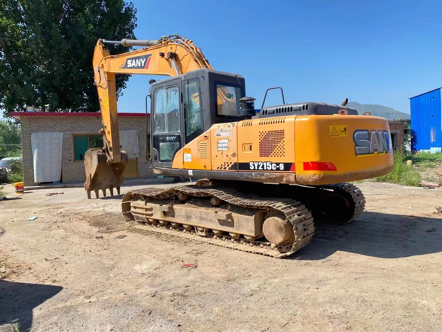Used 21Ton Sany SY215C-9 SY215C PRO Crawler Excavator for Heavy Construction