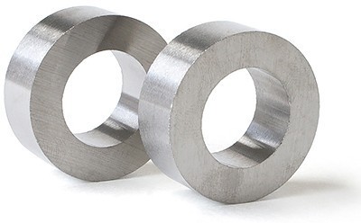 Small Unipolar Silver Ring SGS Ultra Thin Rare Earth Permanent Magnet Smco