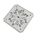 High Efficiency 2.5mm 1.25mm Ferrule Polishing Jig 32 Fiber Connector