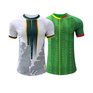 Quality Mali &amp; Ivory Coast Fan Edition Jerseys Permeable Quick Dry White Green Blue Color wholesale