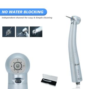 Quality Push Button Dental Turbine Handpiece Fiber Optical Source High Speed 350000rpm wholesale