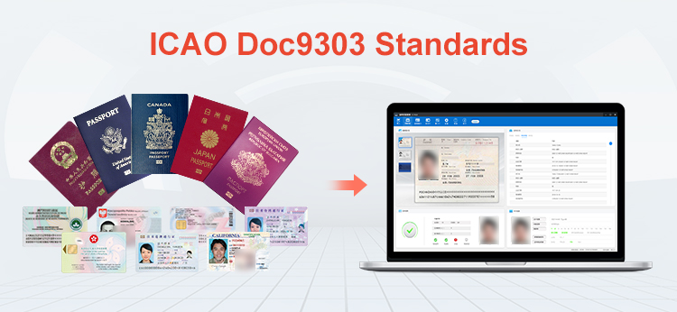 Fast and Accurate Identity Verification with Sinocecu Passport Reader/Scanner Black