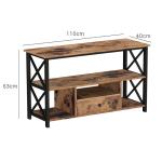 Entertainment Storage Furniture for Sale, TV Stand with Metal Frame, Particle