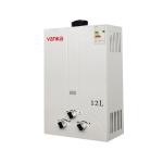 12 Liter Shower Gas Water Heater On Demand Wall Mounted 110V Tankless Hot Water