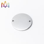 2 Hole 15mm 20mm Flat Round Blank Stamping Tags