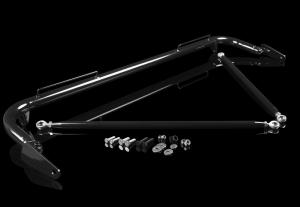 Quality 6 Lbs / 3 Lbs Lightweight Seat Belt Harness Bar Black Color Easy Installation wholesale