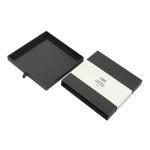Jewelry Paper Drawer Packaging Box Black Slide Out Box Packaging Boxes Custom