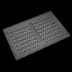 Quality High Transmittance LED Street Light Lens Waterproof PC Material wholesale