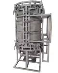 OEM Rotomolding Mould Silver Aluminum Rotary Molding Molds for Customized