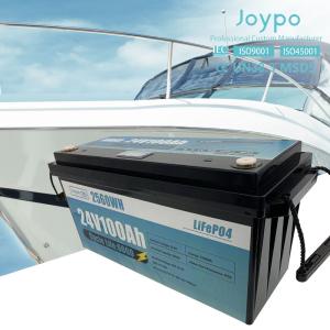Quality 24V Marine Deep Cycle Battery Lithium Iron Phasphate Fishing Boat Battery 100Ah 200Ah wholesale