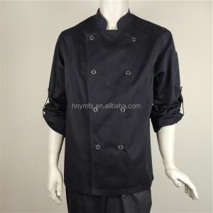 Quality New Products waterproof oil repellent hotel uniform white long sleeves chef uniform coat wholesale