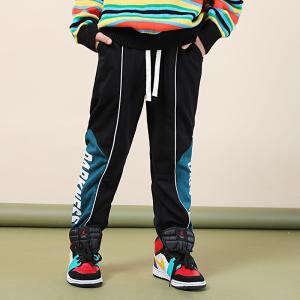 Quality 260G Elastic Waistband Boys Casual Drawstring Pants 65% Polyester 35% Cotton wholesale