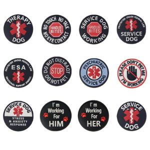 China Twill Cotton Polyester Custom Embroider Patch Service For Dog Vest on sale