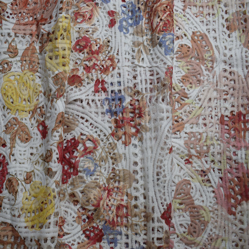 Textile Polyester Cotton Fabrics Embroidered Printing Garment Dress Jacquard