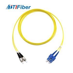Quality 9/125 G652D G657A SC/UPC-FC/UPC Duplex Singlemode Fiber OPtic Patchcord wholesale
