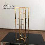 Hot Sale Metal Candlestick Holder Stand Silver Flower Stand Wedding Decoration