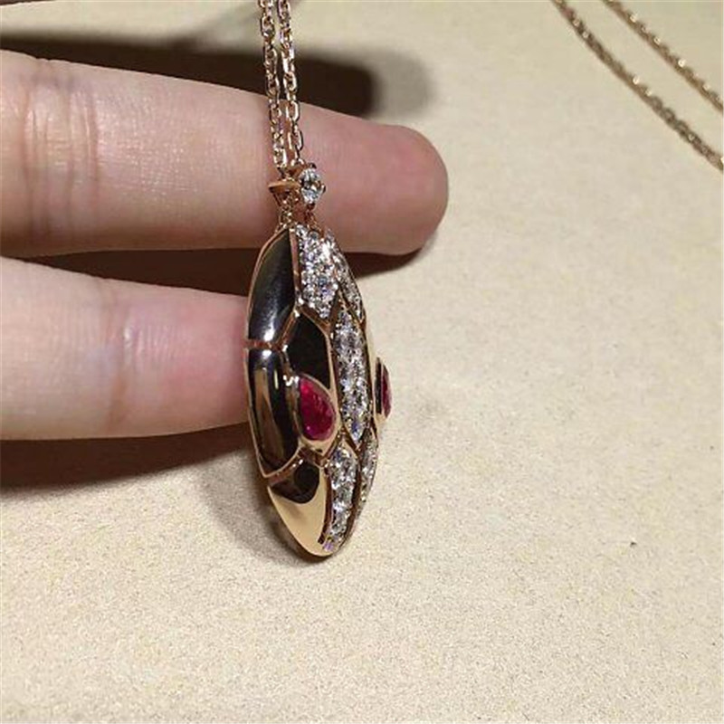 Bi Serpenti series Snakeheads Necklace 18k gold white gold yellow gold rose gold diamond necklace