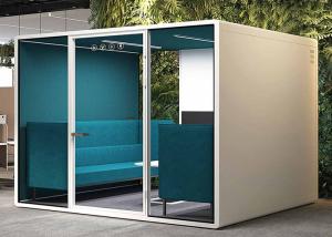 Quality Large Size Meeting Room Pods Soundproof Booth For 2 - 4 Person wholesale