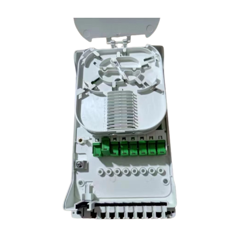 Material Termination Box for FTTH FTTX Sc/LC/PLC 8/16 Cores Indoor Waterproof Plastic
