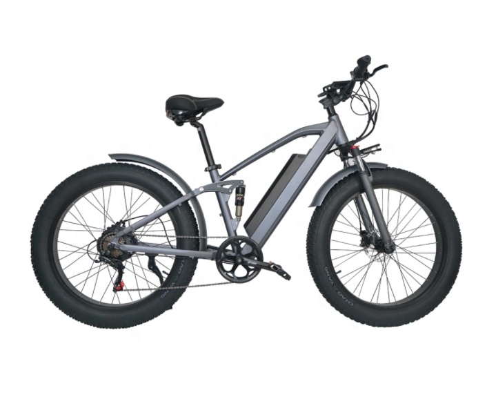 Full Suspension MTB Electric Mountain Bike With 750W Motor And Lithium Battery